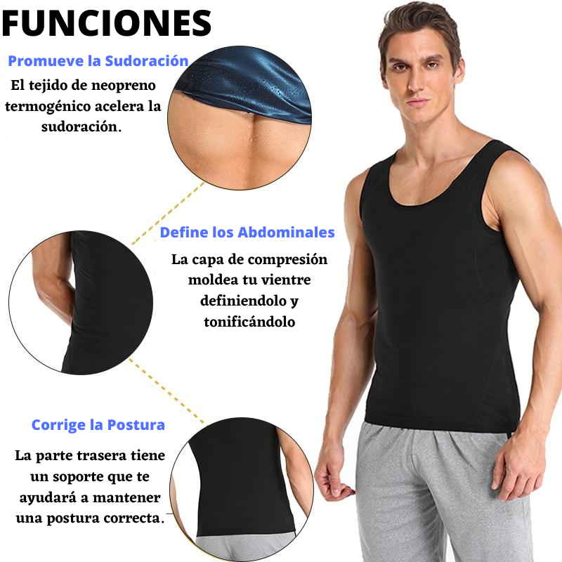 Camiseta Moldeadora de Hombre (2 Unidades)